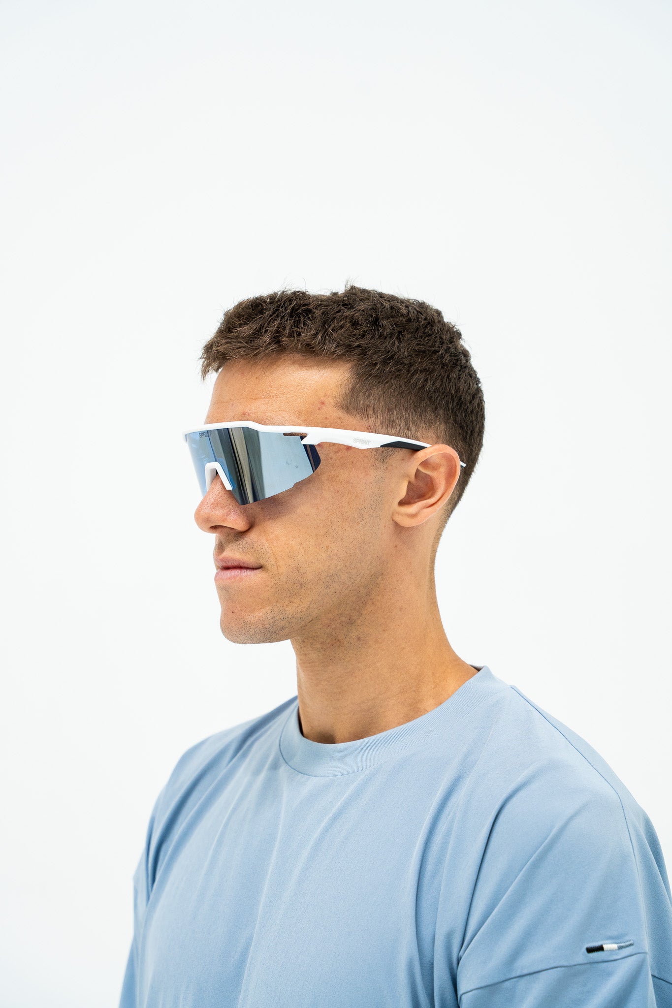 ELITES White / Blue Mirror